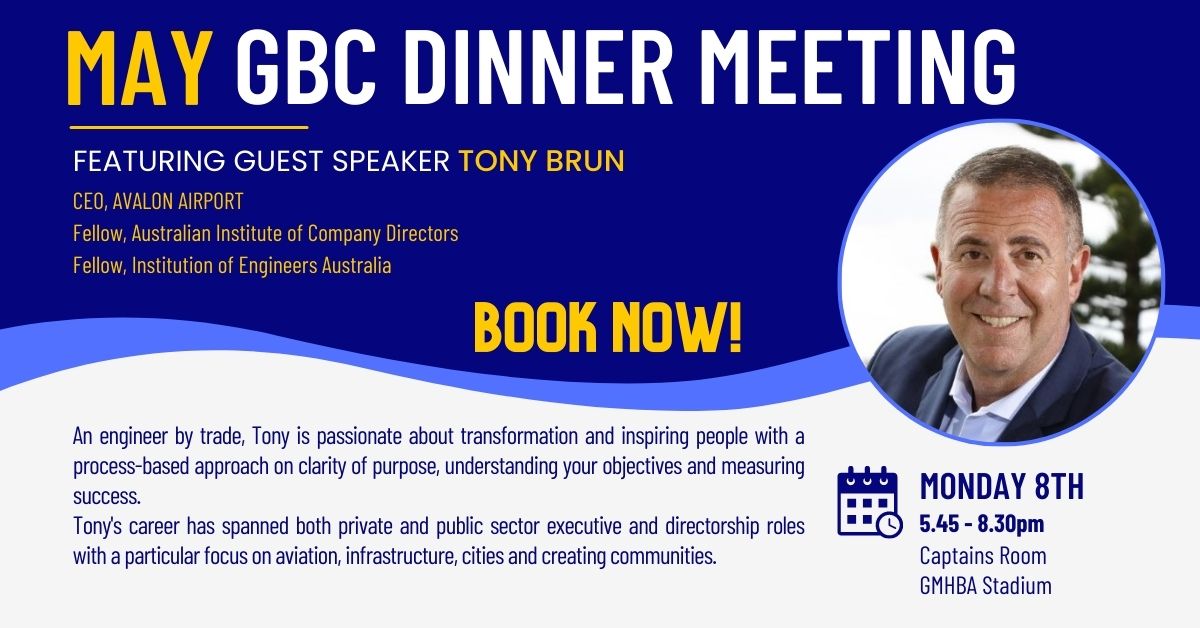GBC with guest speaker Tony Brun